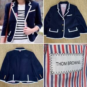Thom Browne Neiman Marcus Target Collab Wool Blazer Womens XXL